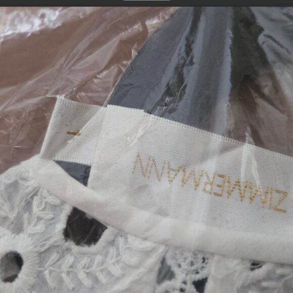 *RARE Zimmermann Roamer Day Dress in White Broderie Anglaise - Picture 5 of 6